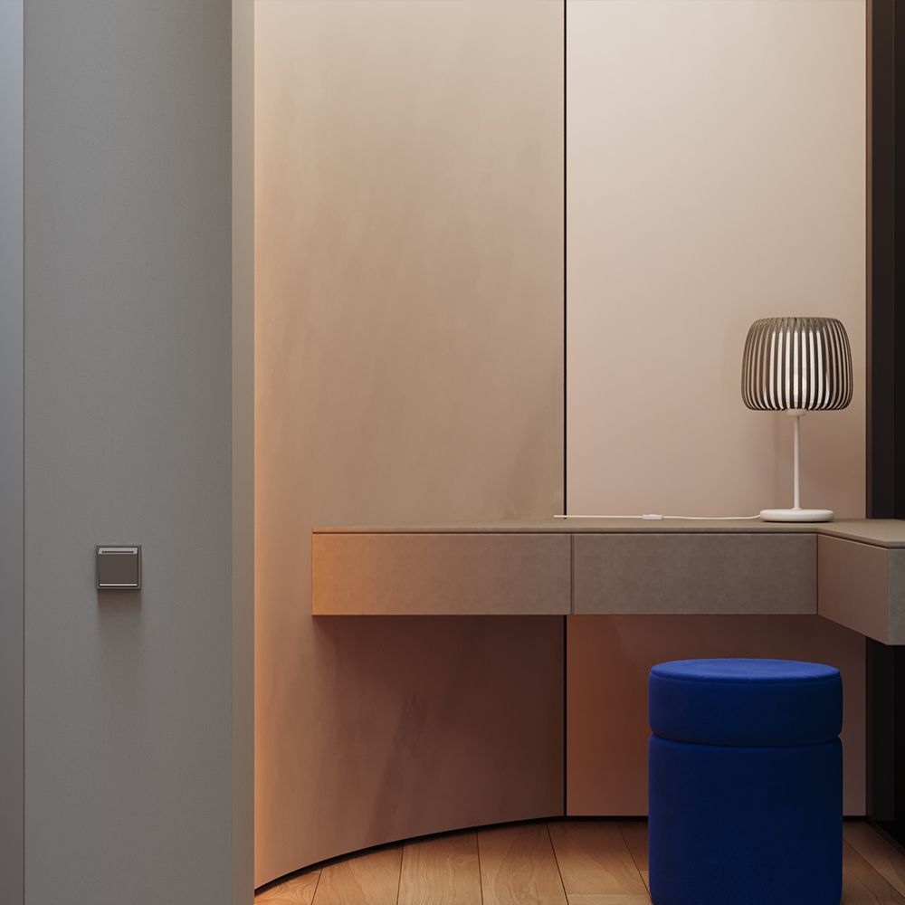 Накладка для выключателя карточного, S70, капучино Voltum VLS002614