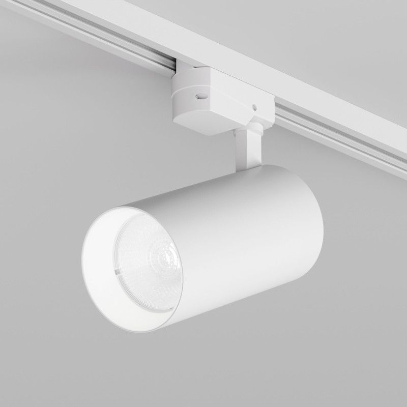 Светильник на шине 15,5*8*22- см, *LED*30W, 4000K, Denkirs SOLID KOPER DK6456-WH, белый алюминий