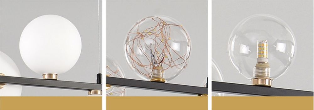 Светильник потолочный ElegantLight DZN-9142 ЧЕРНЫЙ D1100*250/H1200/8/LED/56W/4500K CASES 22-12