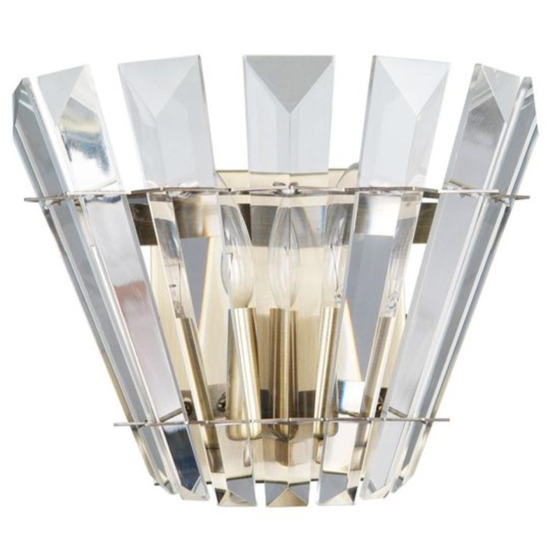 Бра 15*24*19 см, 2*E14, 80W, Arte Lamp FLORIZEL A1072AP-2AB бронзовый