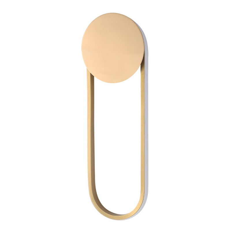 Бра 45 см, 18W, 3000-6000K, Crystal Lux NINA AP18W LED BRASS, латунь