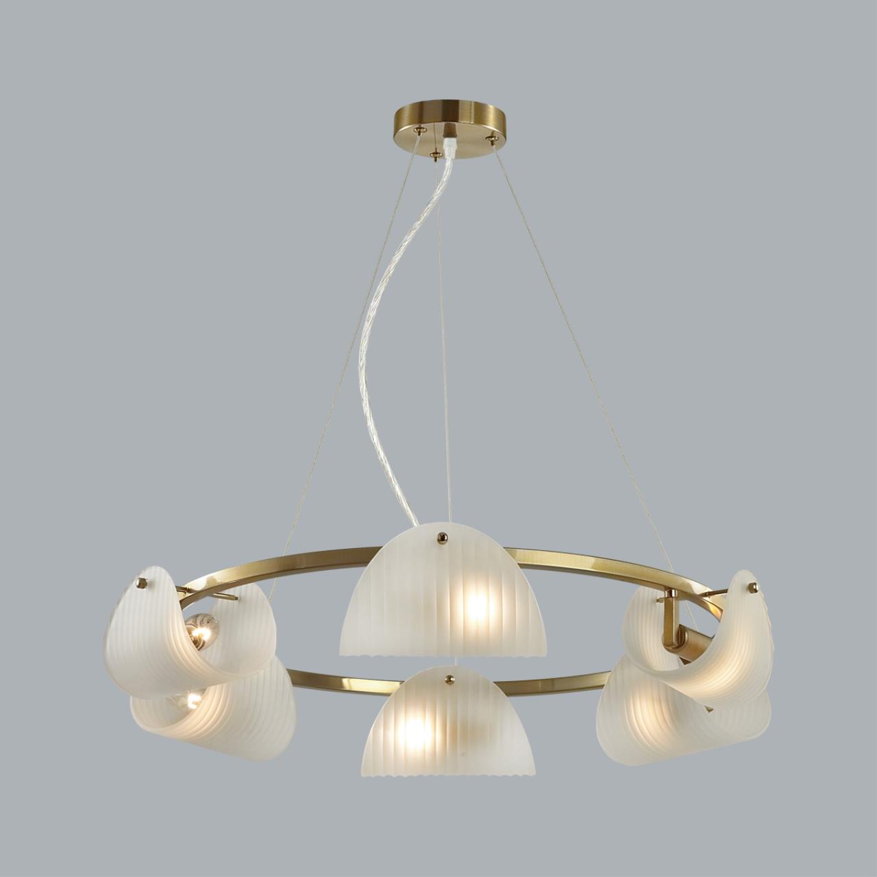Люстра 70*124 см, 6*E14 Lumion Fioro 6571/6 медный