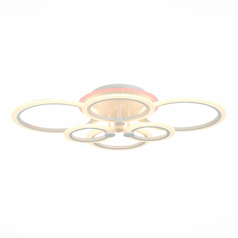 Светильник потолочный 87*60 см, 140W, 3000-6000K  EVOLUCE  CERINA SLE500552-06RGB  Белый