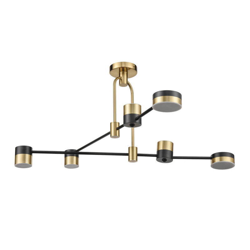 Подвесной светильник  90*40 см, -*LED золото, черный Vele Luce Orchestra VL7204L04