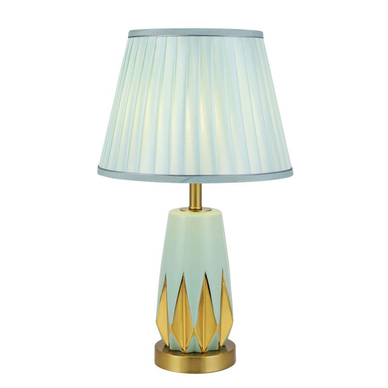 Настольный светильник 30*30*0,0000 см, Е 27 1x60ВтW, Бирюза,Золото MODELUX ML.6174.01TL