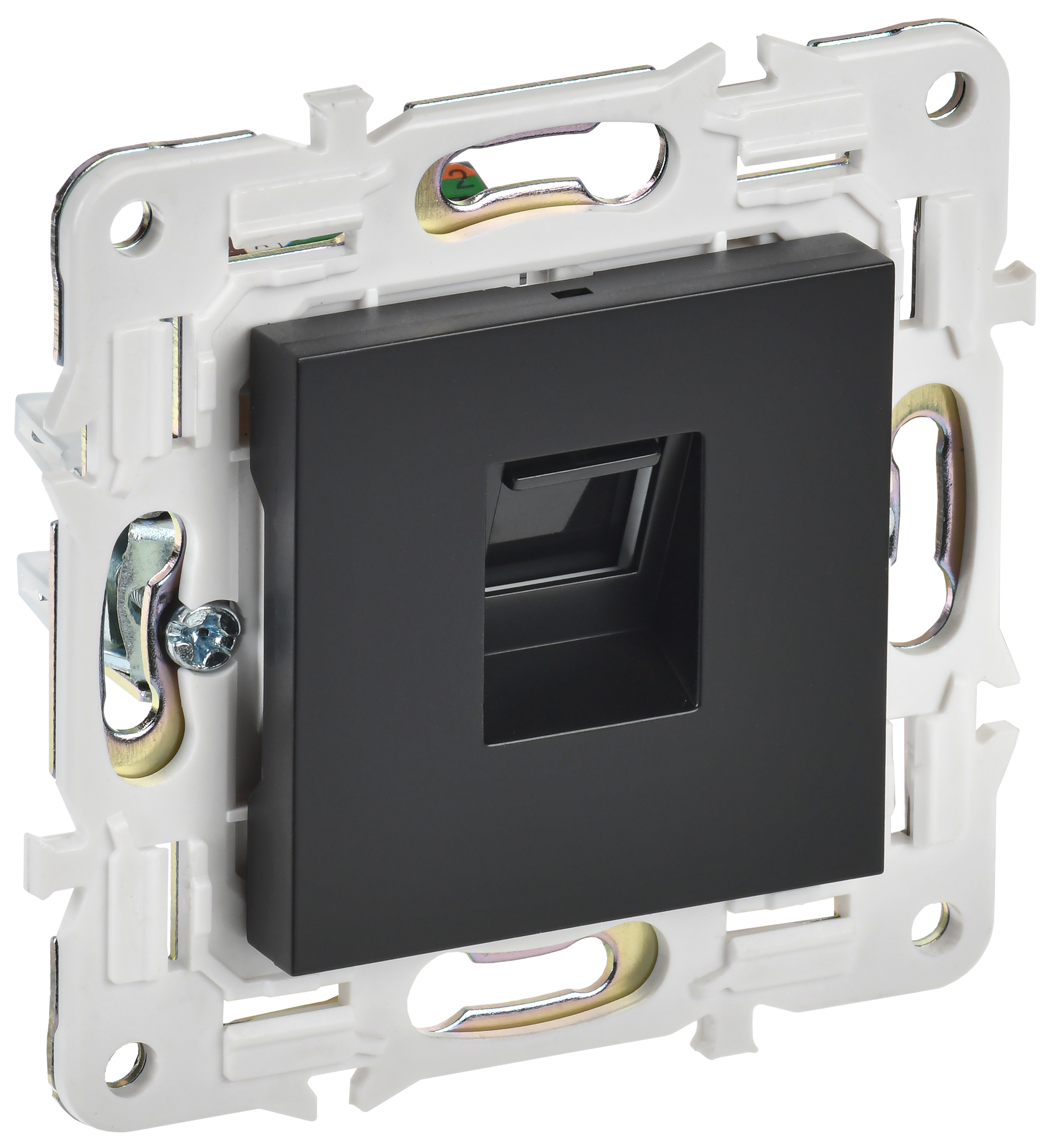SKANDY Розетка комп. RJ45 кат.5E SK-K01Bl черн. IEK, SK-K10-1-K02