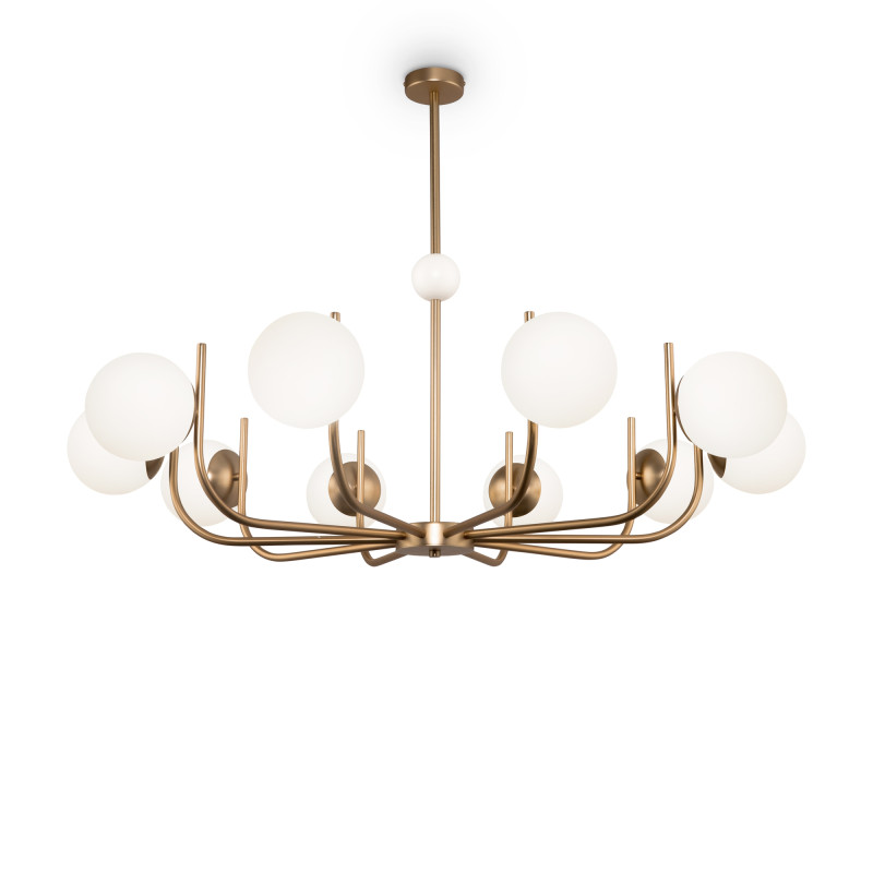 Люстра на штанге Maytoni Rendez-vous MOD109PL-10BS, диаметр 116 см, латунь