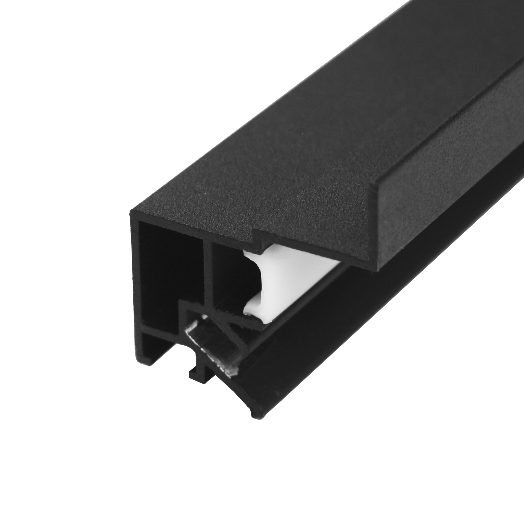 Парящий профиль под натяжной ПВХ потолок 200*4,4*4,5 см, Черный, St Luce Светодиодные Ленты ST038.429.01