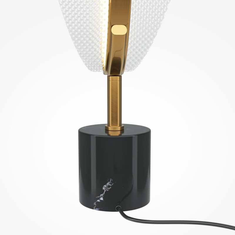 Настольная лампа 18*63,1 см, LED, 15W, 3000К, Maytoni Breeze MOD281TL-L15BS3K латунный