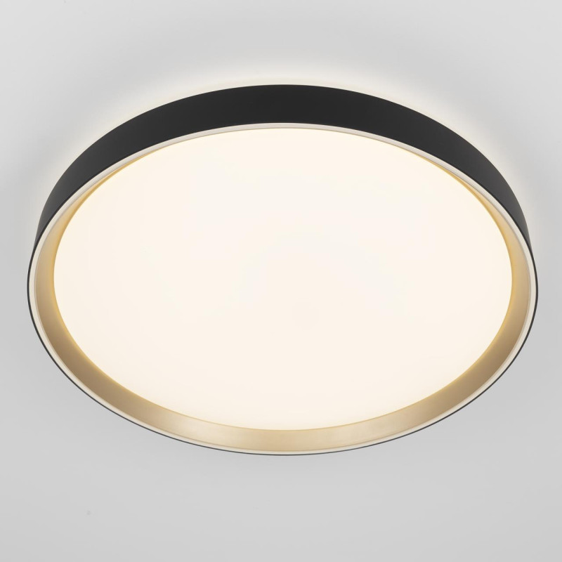 Светильник 50 см, 68W, 3000-5000K с пультом Citilux CL751451G BOSS Черный+Золото LED