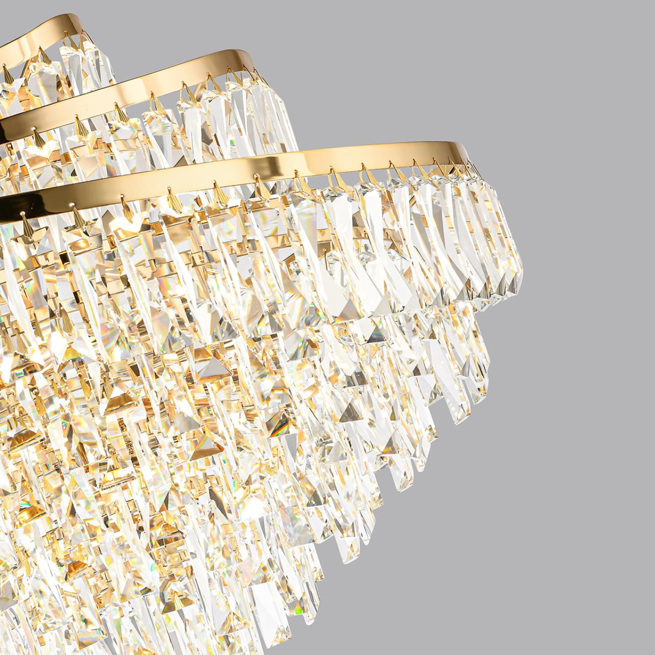 Люстра 55*55*130 см, 12 E14*40W, Odeon Light Wayta, золотой 5073/12