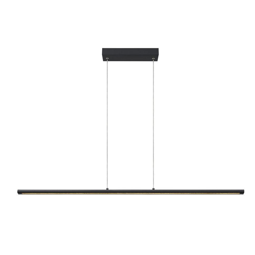 Подвесной светильник 122*8*15-157 см, *LED*38W, 3000K, Mantra Lineal MAN8954, черный