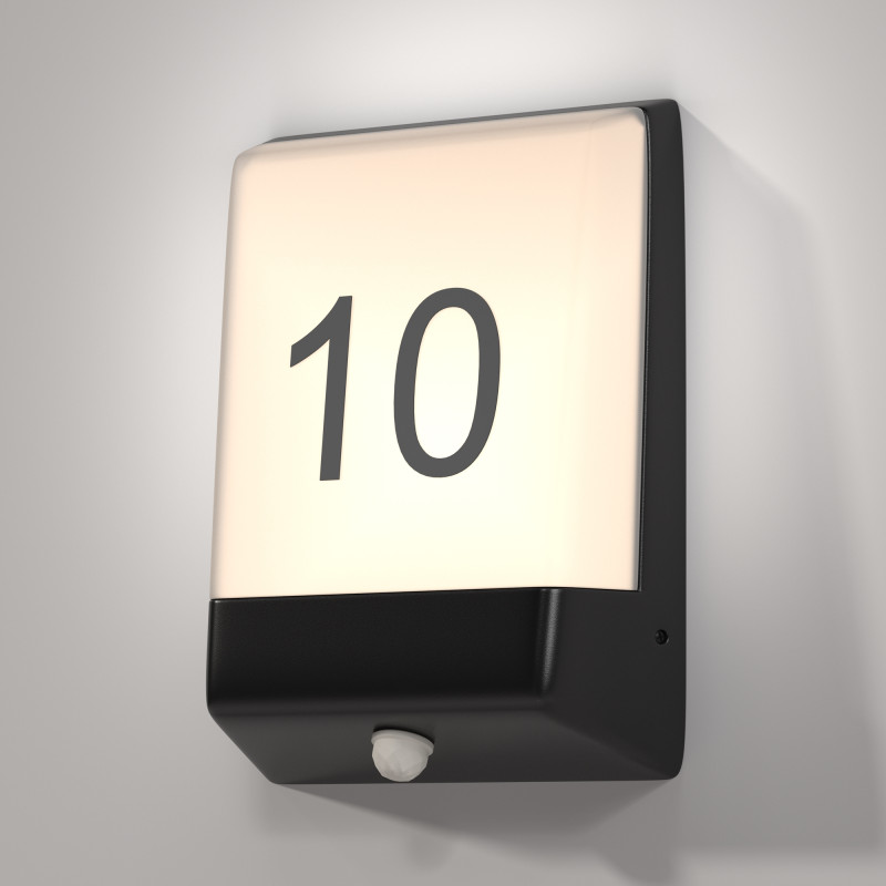 Светильник настенный 16,1*5,9*21,1 см, LED, 9W, 3000К, Maytoni Row O448WL-L9GF3KSR серый