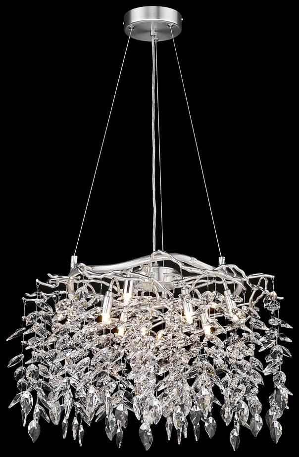 Светильник подвесной Wertmark Damiana WE184.08.203, 60*60 см, матовый никель