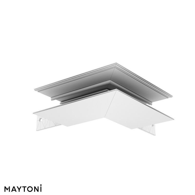 Коннектор внешний Exility накладной белый 10*10*2,58 см, Maytoni Technical Accessories for tracks Exility TRA034OCL-41W белый