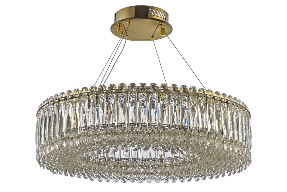 Люстра подвесная *60* см, Led лента*LED*66W, 3000/6500K, Dio D`arte Entratico Entratico L 1.5.60.100 G, золото