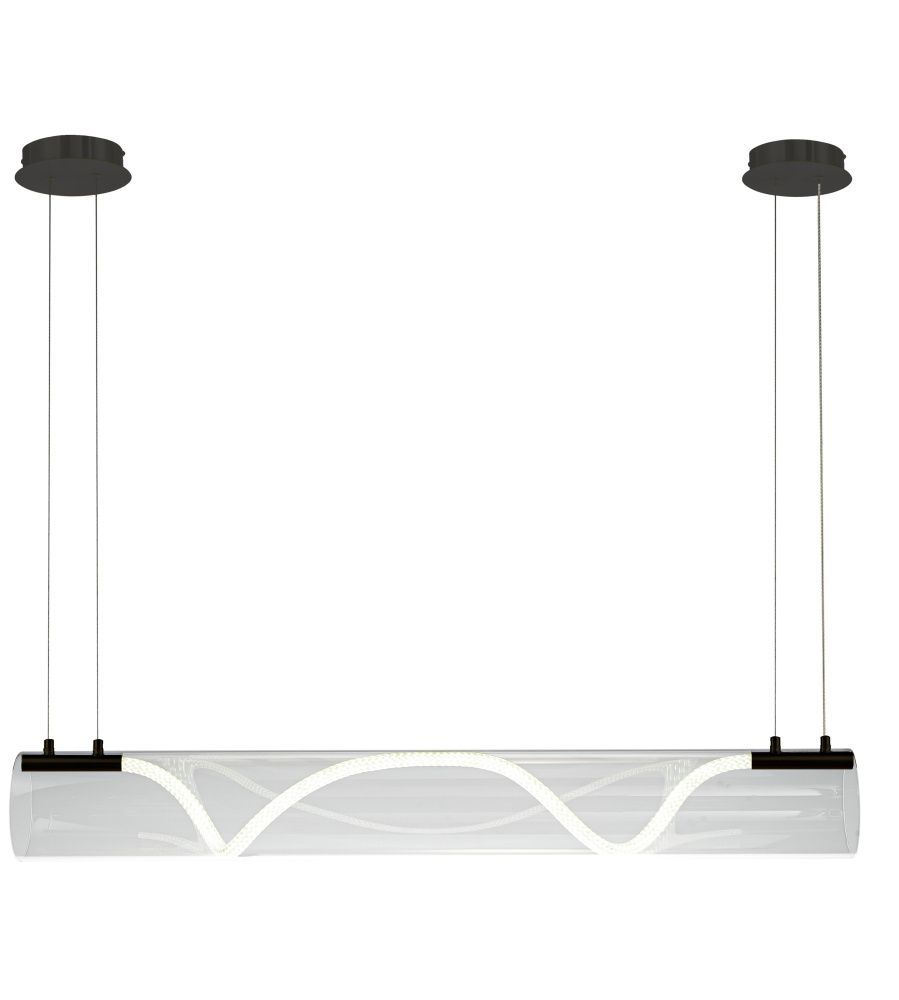 Люстра L1200 x H150 (1200), мм, 40W 3000-6000K, BLACK (Черный) NewRgy 17171-L1200 BK BLACK