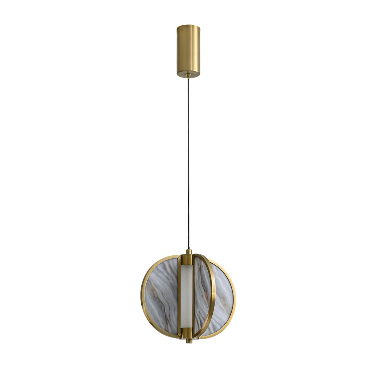 Подвесной светильник 1*LED*12W, 3000К, 947lm Odeon Light Toscana 5448/12L, бронзовый