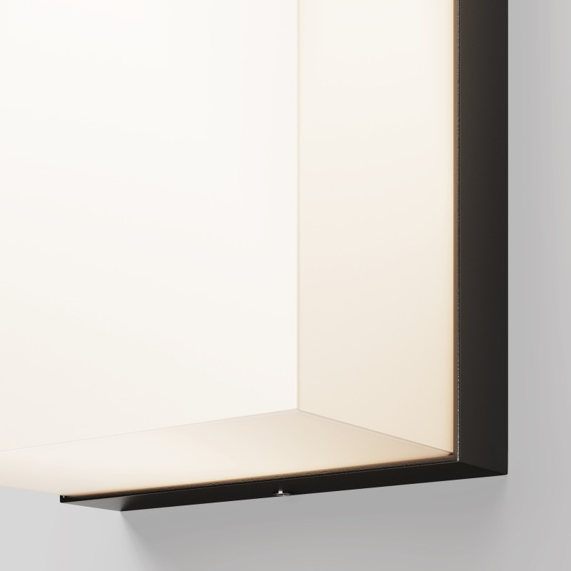 Светильник настенный 20*10*7 см, LED, 10W, 3000К, Maytoni Badd O454WL-L10GF3K серый