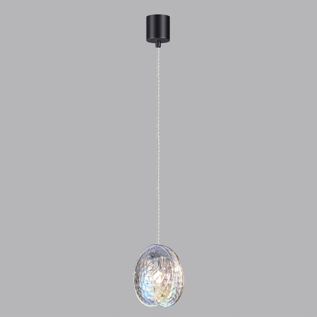 Подвес 11*11*147,5 см, 1 G9*40W, Odeon Light Mussels, черный 5039/1A