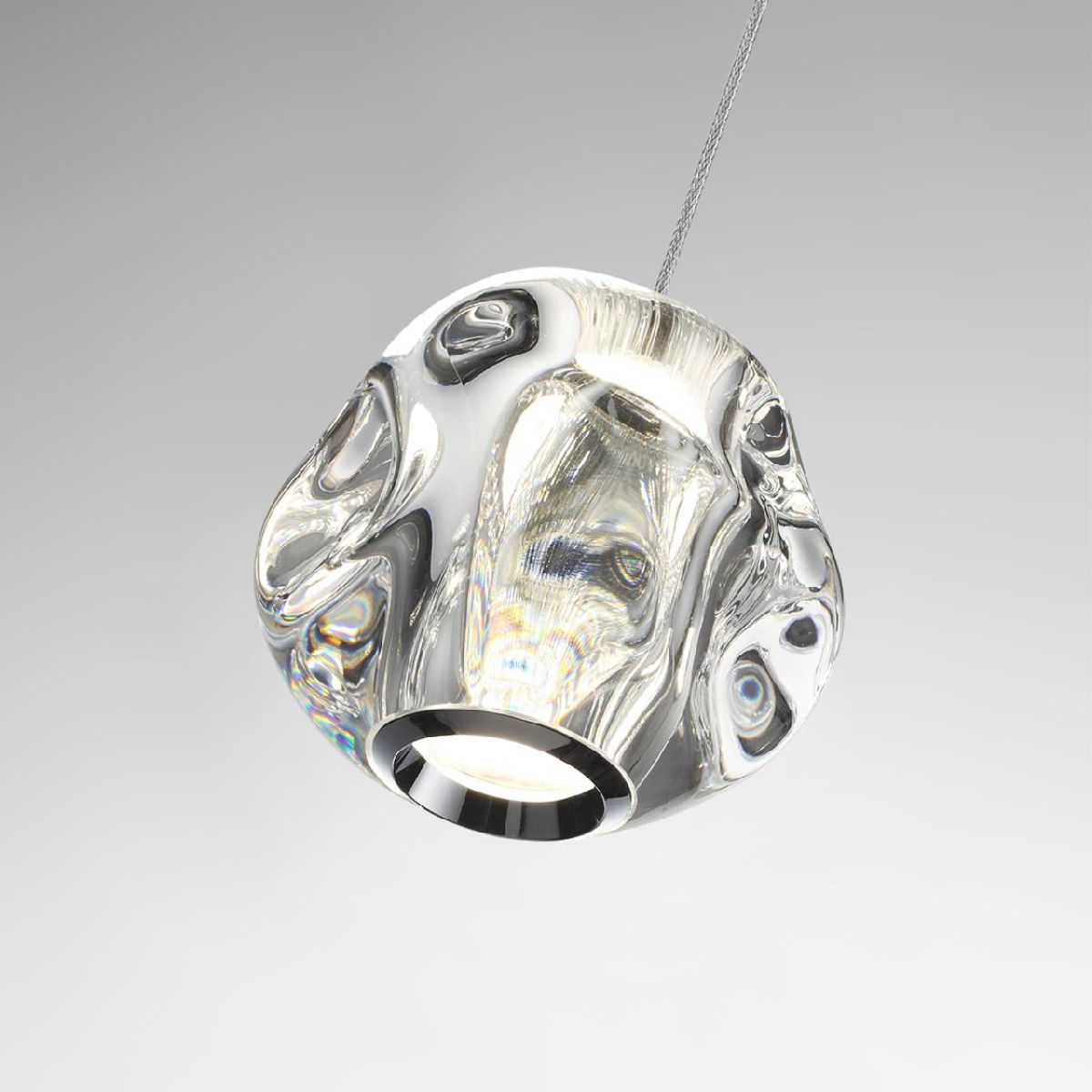 Светильник 11 см, 5W, 4000K, Odeon Light Jemstone 5084/5L, хром