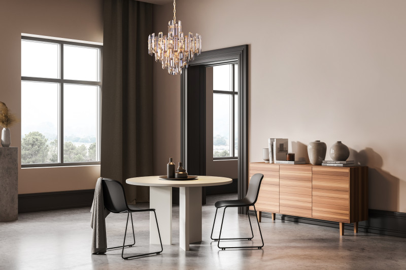Подвесной светильник Maytoni Diamant Crystal Flare DIA200PL-06G, диаметр 49 см, золото