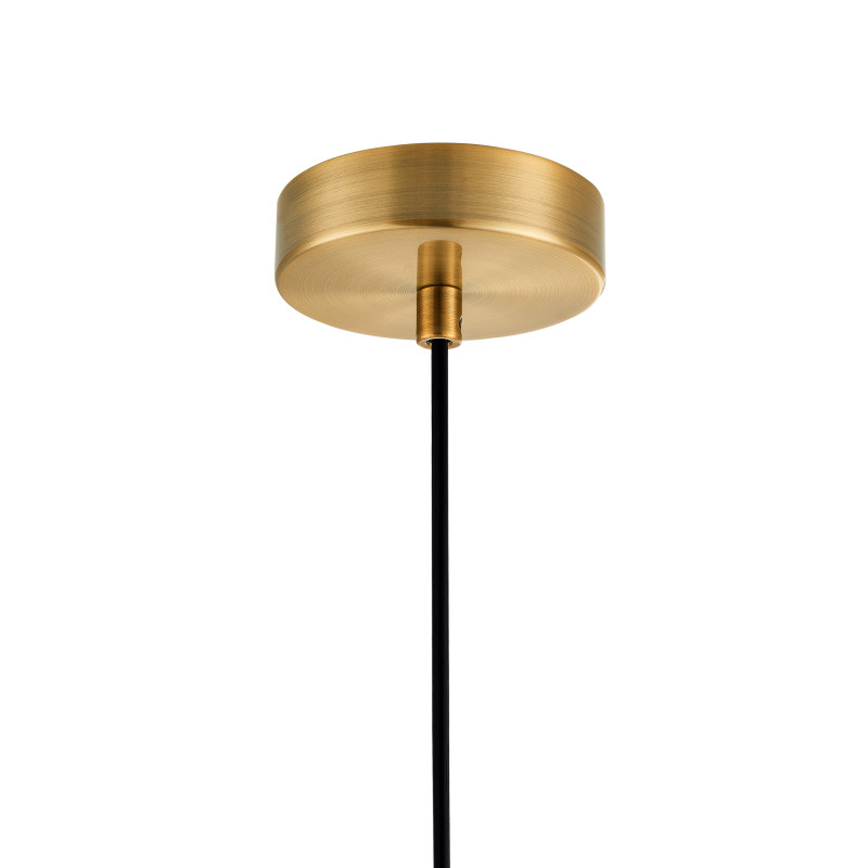 Подвес Favourite Sincera 2654-1P, D230*H460/1510, латунь, плафон из выдувного стекла белого цвета