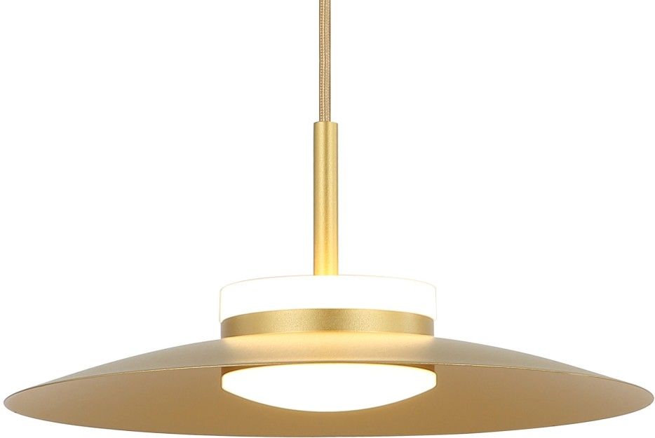 Люстра подвесная 30 см, 21W, 3000K, Stilfort 4044/03/02P, золото