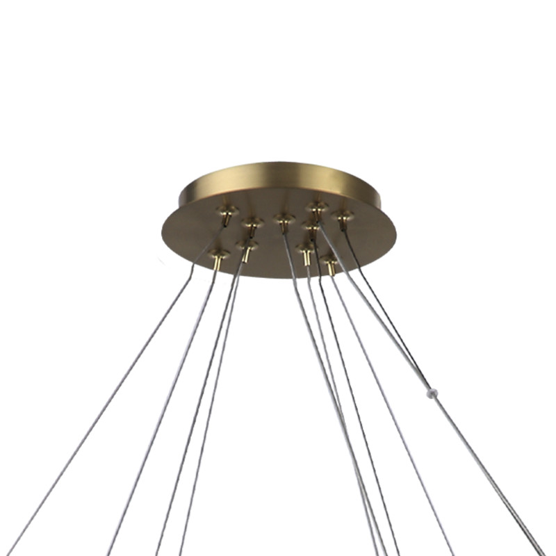 Светильник  подвесной CLAM 14*G9*5W 4000K ST LUCE SL1520.303.14 латунь