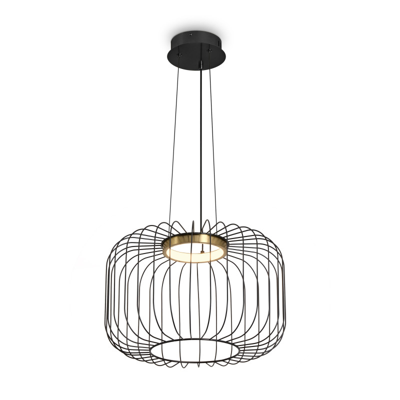 Подвесной светильник 40 см, 10W, 3000K, Freya Citrus FR5398PL-L8B, черный