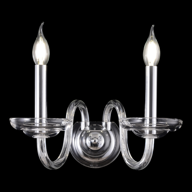 Бра 28 см, Crystal Lux ARABESQUE AP2 CHROME, хром