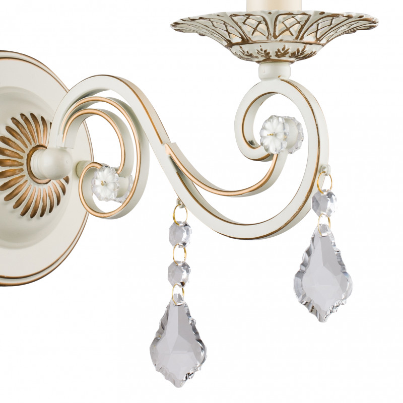 Бра Favourite 1734-1W, слоновая кость с золотой патиной