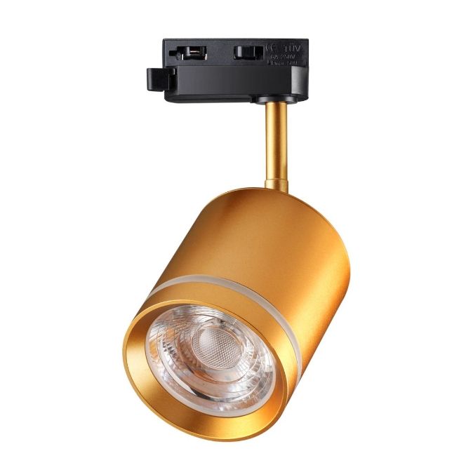 Светильник светодиодный 22 см, 15W, 4000K, NovoTech PORT ARUM 358804, золото