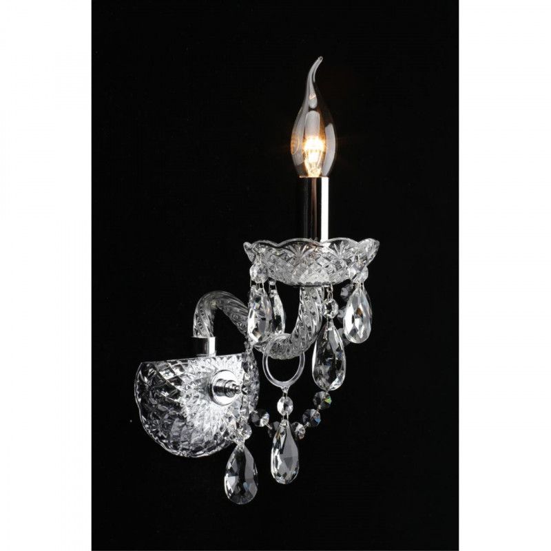 Бра 12*33 см, 1*E14, 40W, Aployt Koletta APL.755.01.01, хром