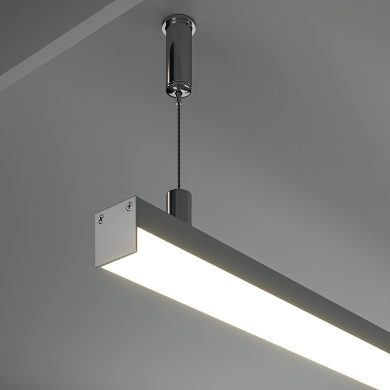 Алюминиевый профиль 2000*20*20 мм для светодиодной ленты Maytoni Led strip ALM-2020B-S-2M