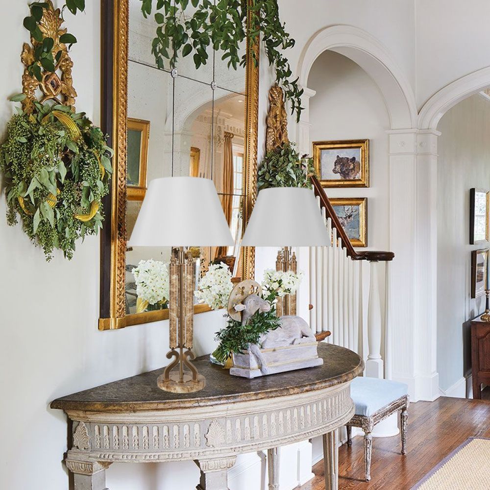 Настольная лампа 83 см, Loft IT Vein 10443T/A, бронза