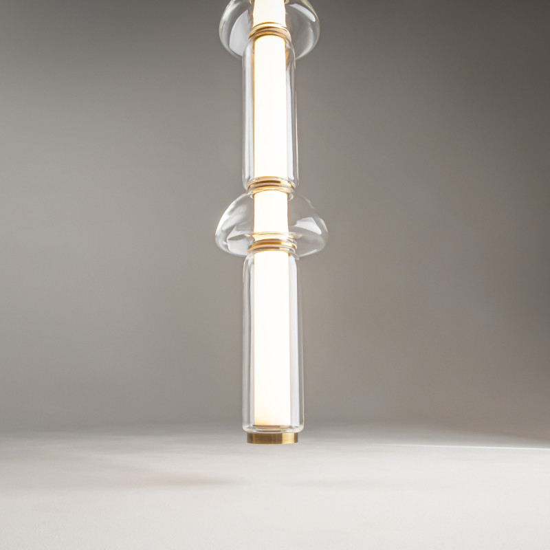Подвесной светильник 98*16*39,5*137,5 см, LED*39W, 3000 К, Cosmo MOD210PL-L39BS3K Maytoni, Латунь