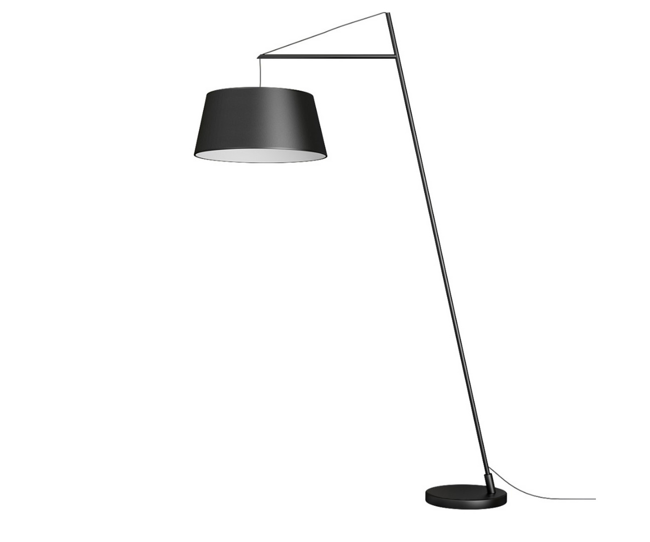 Торшер 190 см, Kink Light 07191-F,19, черный