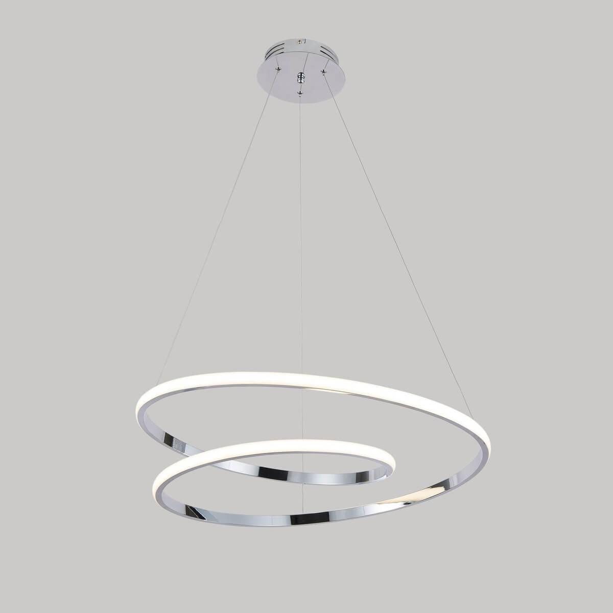 Подвесной светодиодный светильник 60*100 см, LED 120 W, Moderli Dante V2772-PL Хром