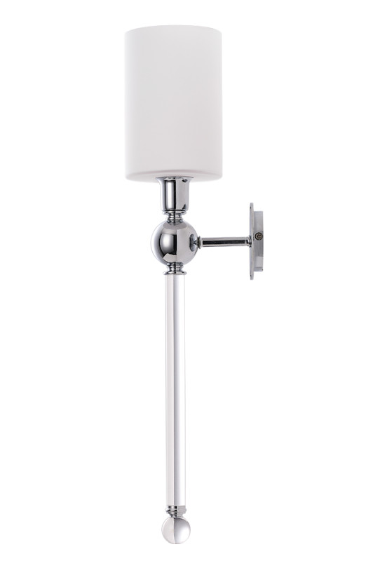 Бра Crystal Lux MIRABELLA AP1 CHROME/WHITE Хром