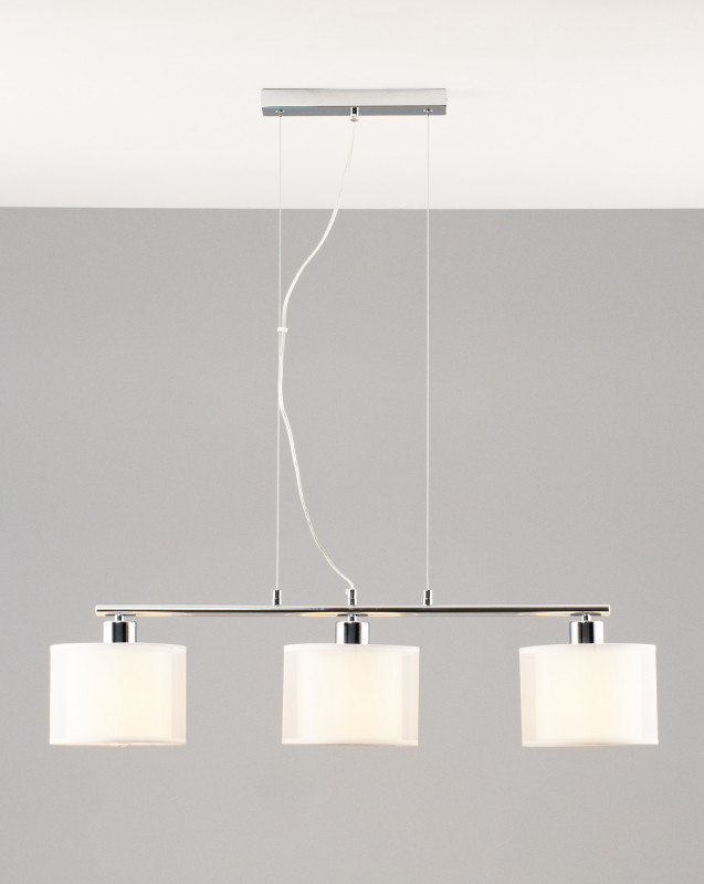Подвесной светильник 18*80*100 см, E27 180 W, Moderli Massa V10496-3P Хром