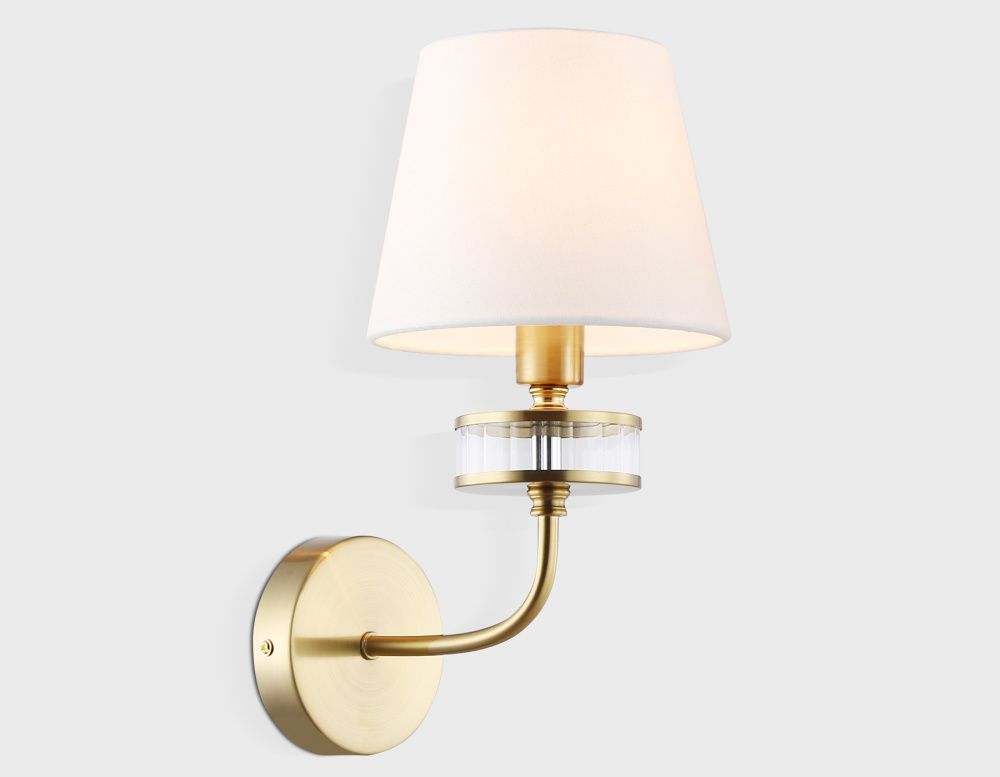 Бра с абажуром 21*16*31- см, 1*E14*40W, K, Ambrella Light High Light LH71255, латунь