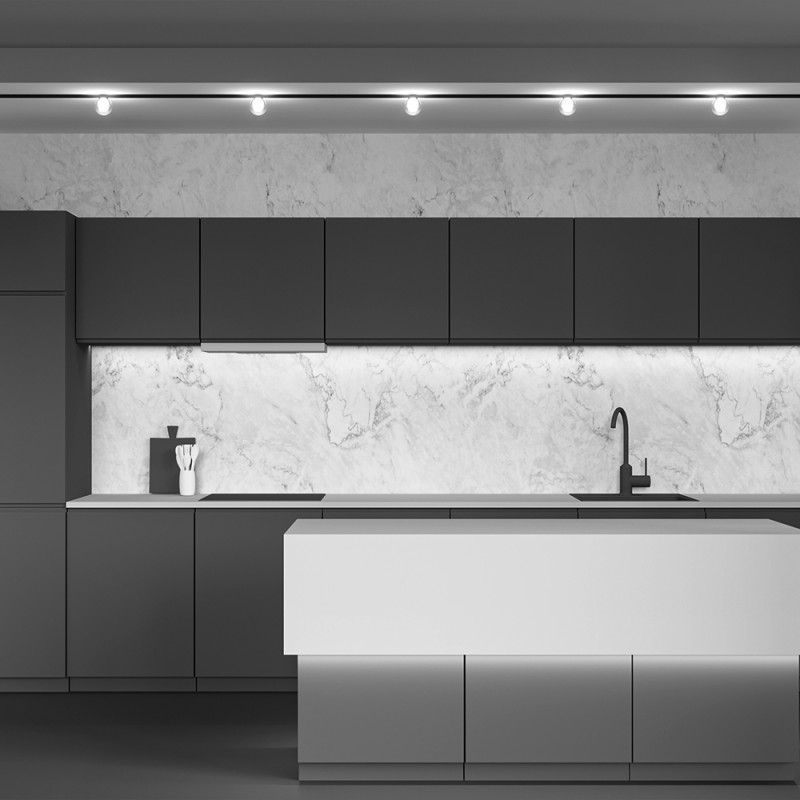 Светильник на шине 8*8*9,1 см, LED, 3000-6000К, Maytoni Technical Bubble TR181-1-4WTW-B черный