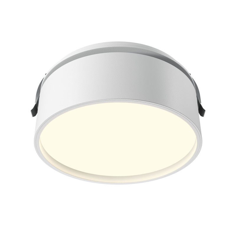 Встраиваемый светильник 12*12*6,6 см, LED, 18W, 3000К, Maytoni Technical ONDA DL024-18W3K-W белый