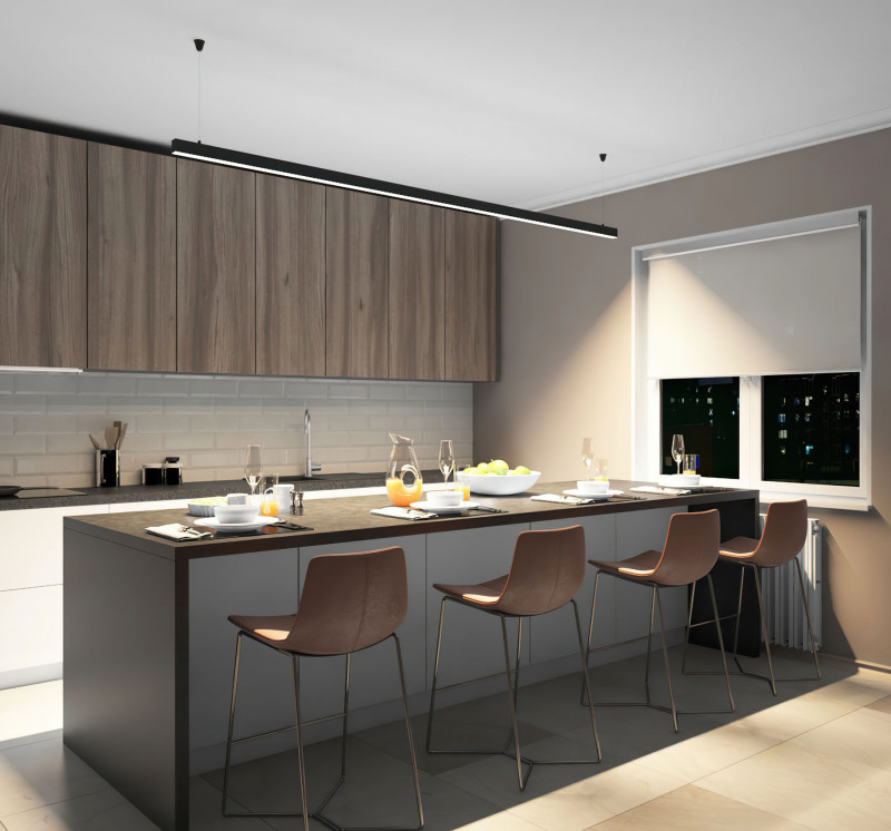 Линейный светильник Denkirs DK9254-BK черный