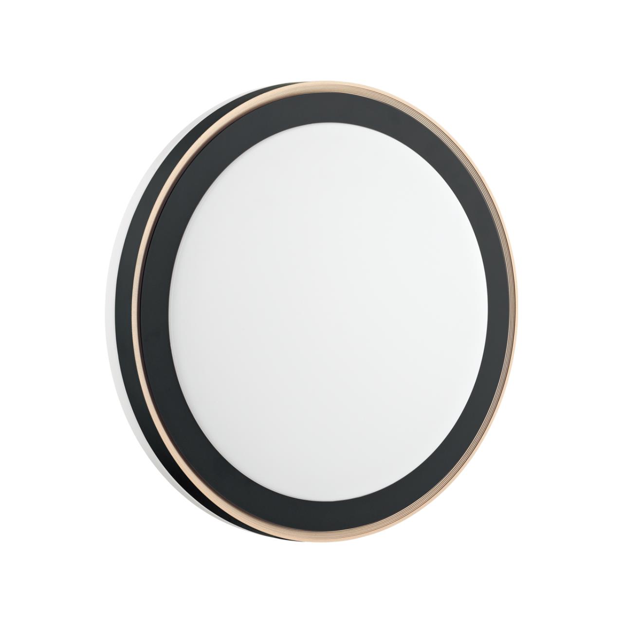 Cветильник 39*7 см, LED 48W, 3000-4200-6300 К, IP43, белый/черный/медный, пластик Sonex Akuna, 7620/DL