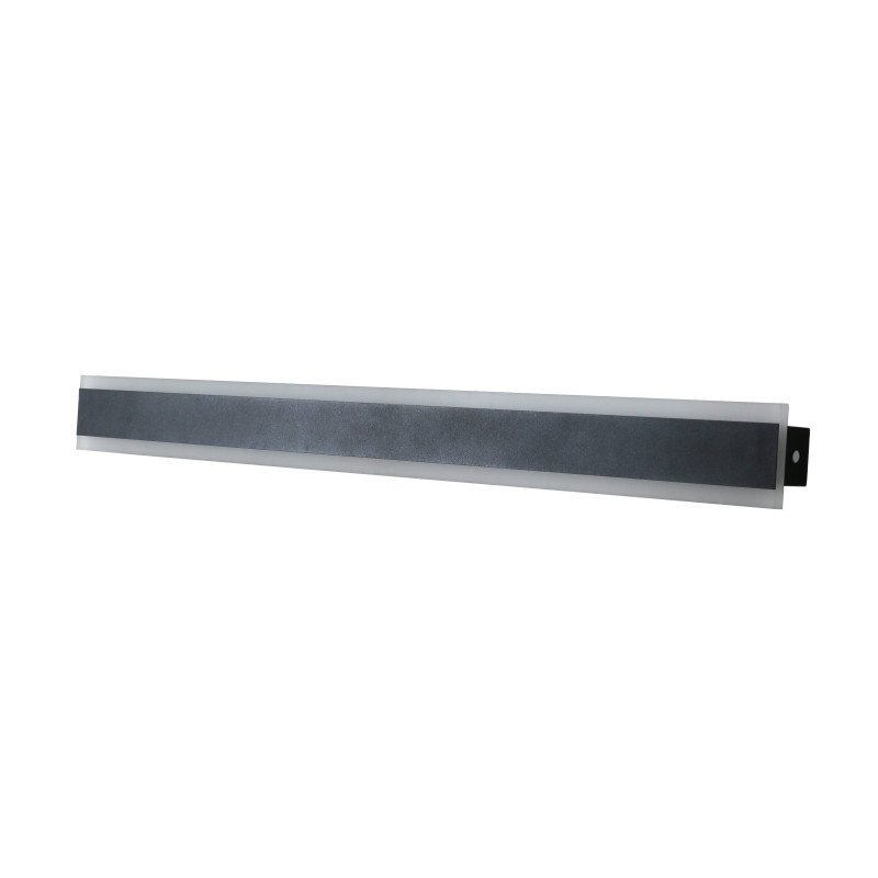 Уличный светильник Favourite Sagitta 4045-1W, D80*L1000*W40, каркас черного цвета, белый акриловый рассеиватель, повышенная степень защиты от влаги, возможность составления комбинации из нескольких светильников