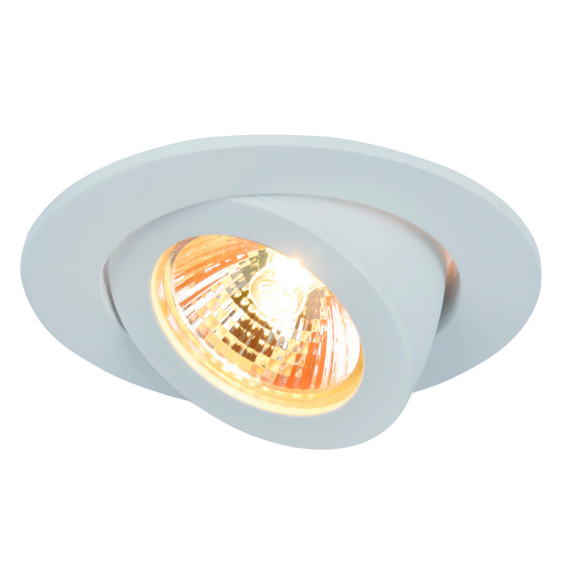 Врезной светильник Arte Lamp Cromo A4009PL-1WH, белый