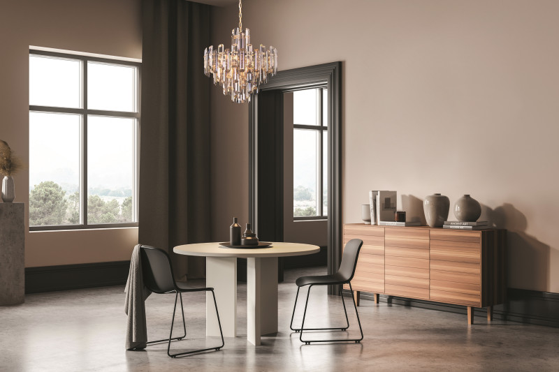 Подвесной светильник Maytoni Diamant Crystal Flare DIA200PL-06G, диаметр 49 см, золото