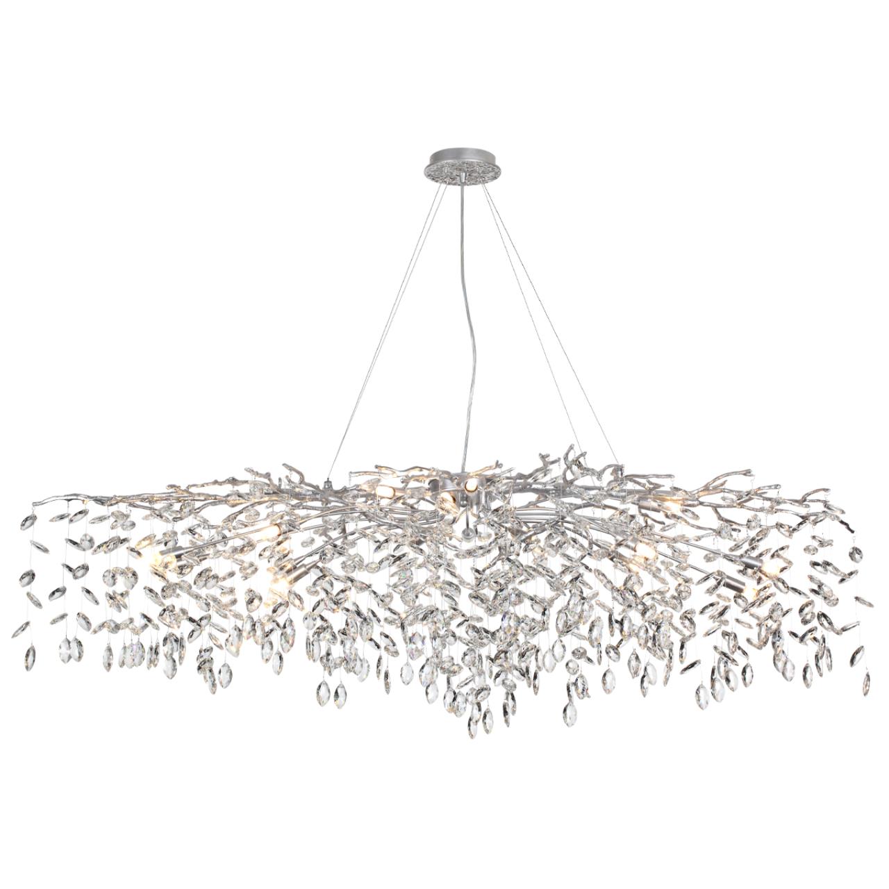 Люстра 150*48*150 см, 16 G9*40W, Odeon Light Delica, хром 4970/16